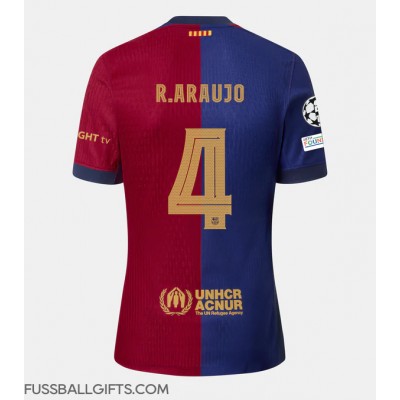 Barcelona Ronald Araujo #4 Fußballbekleidung Heimtrikot 2024-25 Kurzarm Barcelona Ronald Araujo #4 Fußballbekleidung Heimtrikot 2024-25 Kurzarm